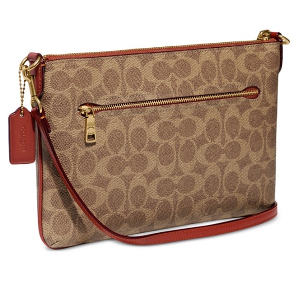 coach signature coated canvas polly crossbody and matching card wallet EUC $300 - Picture 6 of 13